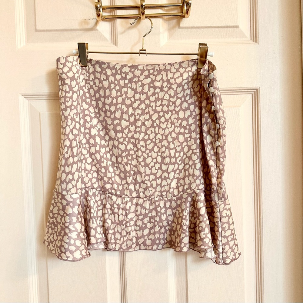 Purple free people skirt
